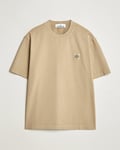 Stone Island Combed Organic Cotton T-Shirt Biscuit