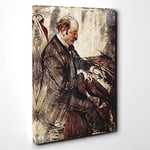 Big Box Art Giovanni Boldini The Pianist Canvas Wall Art Print Ready to Hang Picture, 30 x 20 Inch (76 x 50 cm), Multi-Coloured