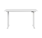 Bureau assis debout électrique FLEX PRO L.140-P.80 cm blanc