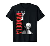 Nelson Mandela Raised Right Hand Fist Clenched Mandela Day T-Shirt