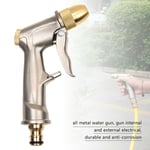 High Pressure Water Spray Gun Metal Brass Nozzle Garden Hose Pipe Lawn Car Wash