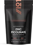 Zinc Picolinate 25Mg – 90 Vegan Capsules (3 Months Supply) – 250% Daily NRV - El