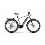 Haibike Trekking 3 High 500Wh Warm Grey/Black M (52 cm)  Grå Recycle - Elcykel-Recycle - Hybrid Elcykel-Recycle