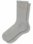 Carhartt WIP Chase Socks - Grey Heather Colour: Grey Heather, Size: ONE SIZE