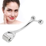 Face Ridged Roller Alloy Facial Acupuncture Roller Dual Head Promote Absorpt NAU