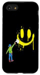 Coque pour iPhone SE (2020) / 7 / 8 Bombe de peinture graffiti années 80 bébé garçon fête peut rainurer