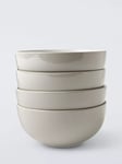 John Lewis ANYDAY Two Tone Stoneware Cereal Bowls, Set of 4, 15.5cm