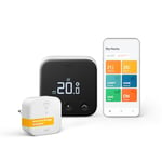 tado° Smart Thermostat X – Starter Kit Wired Room Thermostat & Bridge X, Control via App & Smart Speaker (Alexa, Siri, Google Assistant), DIY Installation, Not Compatible with tado° V3+