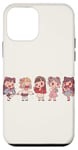 iPhone 12 mini Cute Manga Chibi Girls In Different Moods Case