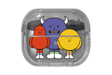 Samsung Sticky Monster Lab Friends Clear Cover for Galaxy Buds3 Pro