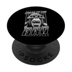 Viens à moi, frère Funny Gorilla Gamer Monkey Cyberpunk VR PopSockets PopGrip Adhésif