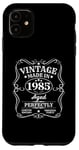 Coque pour iPhone 11 Vintage Made in 1985 Original Parts T-shirt d'anniversaire