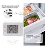 Refrigerator Thermometer Wireless Digital Fridge Thermometer Accurate For