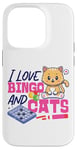 iPhone 14 Pro Bingo Player Cat I Love Bingo And Cats Case