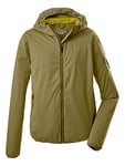 Killtec Men's Veste softshell à capuche, compressible - Trin MN SOFTSHELL JCKT, khaki, M, 36870-000