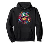 Street art abstract art Alien Eye Pullover Hoodie