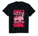 Youth Toddler Daddys Little Tractor Girl Tractor Girls T-Shirt