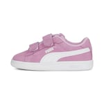 PUMA Smash 3.0 SD V INF, Basket Mixte bébé, Lilac Chiffon White, 22 EU