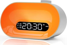 Sunrise Alarm Clock, Wake Up Light with Sunrise Simulation, Bluetooth Speaker FM