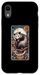 Coque pour iPhone XR Esthetic Cottagecore The Opossum Possum Jeu de cartes Tarot