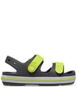 Crocs Crocband Cruiser Sandal Toddler Sandal, Grey, Size 8 Younger