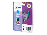 Epson T0802 - Cyan - Original - Blister Med Rf-Larm/Akustiskt Larm - Bläckpatron - För Stylus Photo P50, Px650, Px660, Px700, Px710, Px720, Px730, Px800, Px810, Px820, Px830