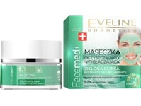 Eveline Facemed+ Maseczka Oczyszczająco-Wygładzająca Zielona Glinka 50Ml