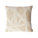 Missoni Home - Nastri Cushion 40 x 40 cm 482 Beige/White - Pynteputer og putetrekk - Beige