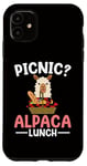 Coque pour iPhone 11 Pique-nique - Déjeuner Picknick Alpaka