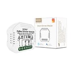 MOES Mini DIY Tuya ZigBee Module de commutateur d'éclairage intelligent, Compatible avec l'application Smart Life/Tuya, Télécommande, Alexa et Google Home, 1 Gang【Tuya ZigBee Hub requis】