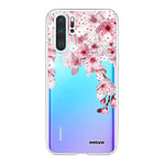 Evetane - Coque Silicone Compatible Huawei P30 Pro/ P30 Pro New Edition - Protection Intégrale 360, Fine et Transparente - Coque Avant & Arrière - Haute Résistance - Cerisier