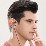 Écouteurs filaires intra-auriculaires stéréo avec son basse et portabilité pour le sport, lecture de musique MP3 MP4, prise jack 3,5 mm, casque transparent blanc