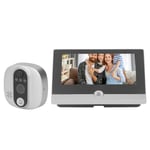 1080P Door Peephole Camera Digital WiFi Viewer 4.3in Screen 2 WayPIR Motion