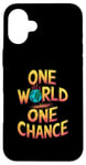 iPhone 16 Plus One World One Chance Climate Change Awareness Case