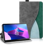 Étui Coque Compatible Avec Lenovo Tab M10 Plus 10.6'' (3rd Gen) Tb-125fu/Tb128fu, Housse De Protection Avec Fonction Support Coque Tablette Lenovo Tab M10 Plus 2022 (Gris Foncé)