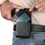 Leather Belt Clip Holder Pouch Case for Samsung Galaxy Z Flip/Z Flip 3 5G