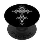 Alternative Cross Mall Goth Grunge Romantic Gothic PopSockets Adhesive PopGrip