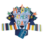 To A Special Step-Dad Happy Father's Day Pop Up Card 3D Greeting Cards