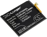 Kompatibelt med Alcatel TCL AU5A Plus, 3.85V, 2300 mAh