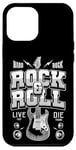 Coque pour iPhone 12 Pro Max Chemises Rock & Roll, I Love Rock Music, Rock & Roll Freedom