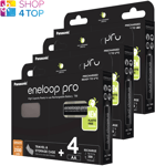 12 PANASONIC ENELOOP PRO RECHARGEABLE AA HR6 BATTERIES STORAGE CASE 1.2V 2500mAh