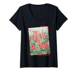 Womens Fairytale Of New York Christmas Scumbag Maggot The Pogues V-Neck T-Shirt