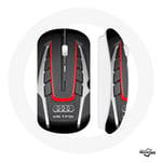 Souris Sans Fil Audi S8 Logo rouge