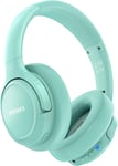 Casque Bluetooth sans Fil - Durée de Lecture : 65 h - Casque sans Fil Bluetooth avec 6 Modes EQ - Style Around-Ear - pour iPhone/iPad/Android/Ordinateurs Portables Vert