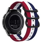 Strap-it Bracelet nylon boucle - compatible pour Samsung Galaxy Watch Active (3 couleurs)