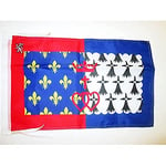 AZ FLAG Drapeau Pays de la Loire 45x30cm - PAVILLON ligérien - France 30 x 45 cm Haute qualité