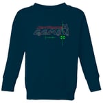Rare 35th Anniversary JetForce Gemini Kids' Sweatshirt - Navy - 11-12 ans - Bleu Marine