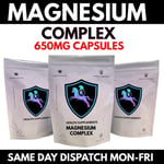 Magnesium Complex 120 Capsules Glycinate Magnesium Bisglycinate Oxide Supplement