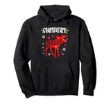 Grandfather Moose Heart Christmas Family Matching Xmas Pjs Pullover Hoodie