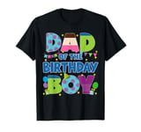 Dad And Mom Of The Birthday Boy Monster Family Party Decor T-Shirt